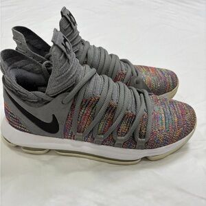 🌻Nike KD 10 Sneakers Men’s Size 8 Multicolor Low Top Lace Up Basketball Shoes